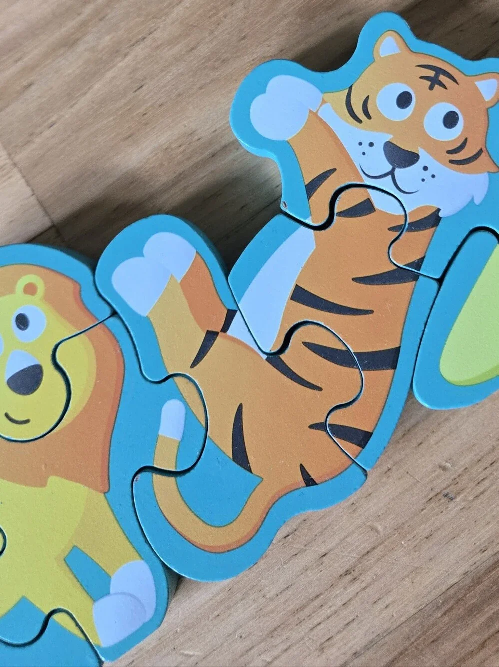 Hape Wooden Animal Parade Building Blocks Alphabet Puzzle and Playset